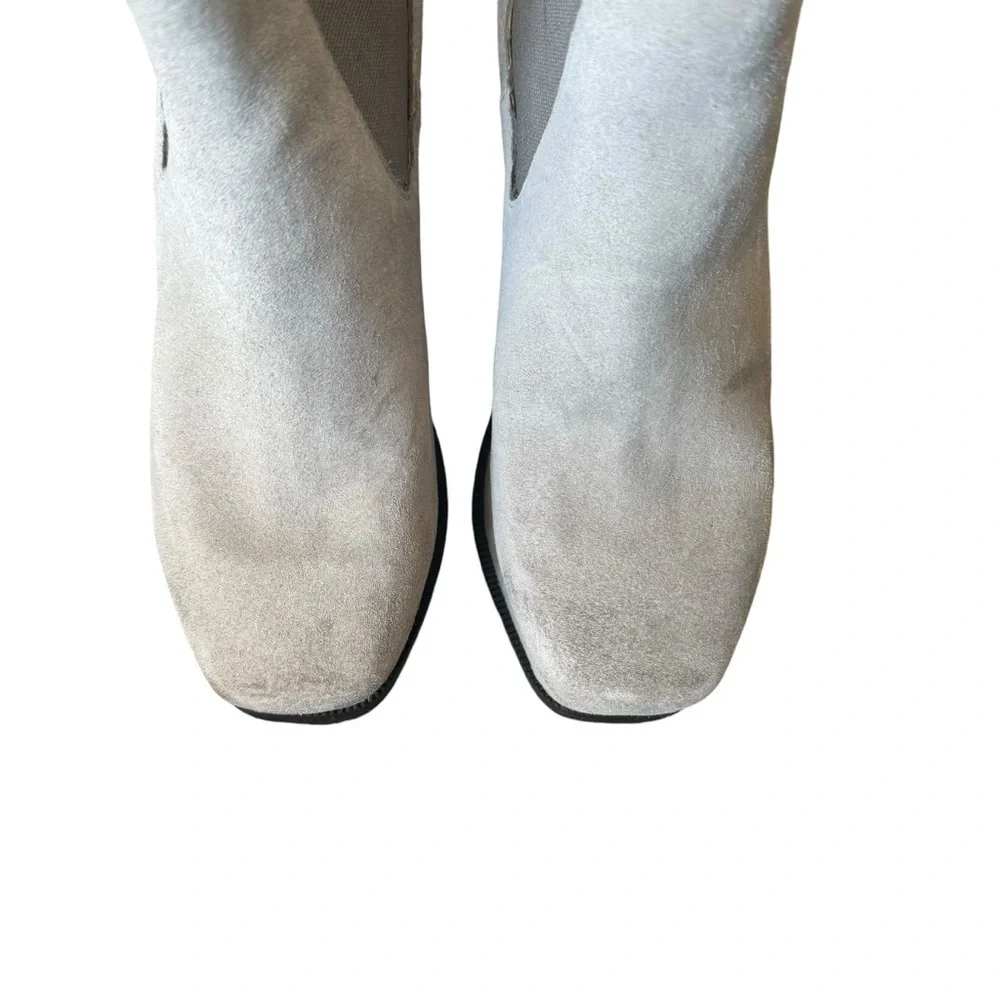 Jeffrey Campbell - Grey Suede Platform Boots Sz 7